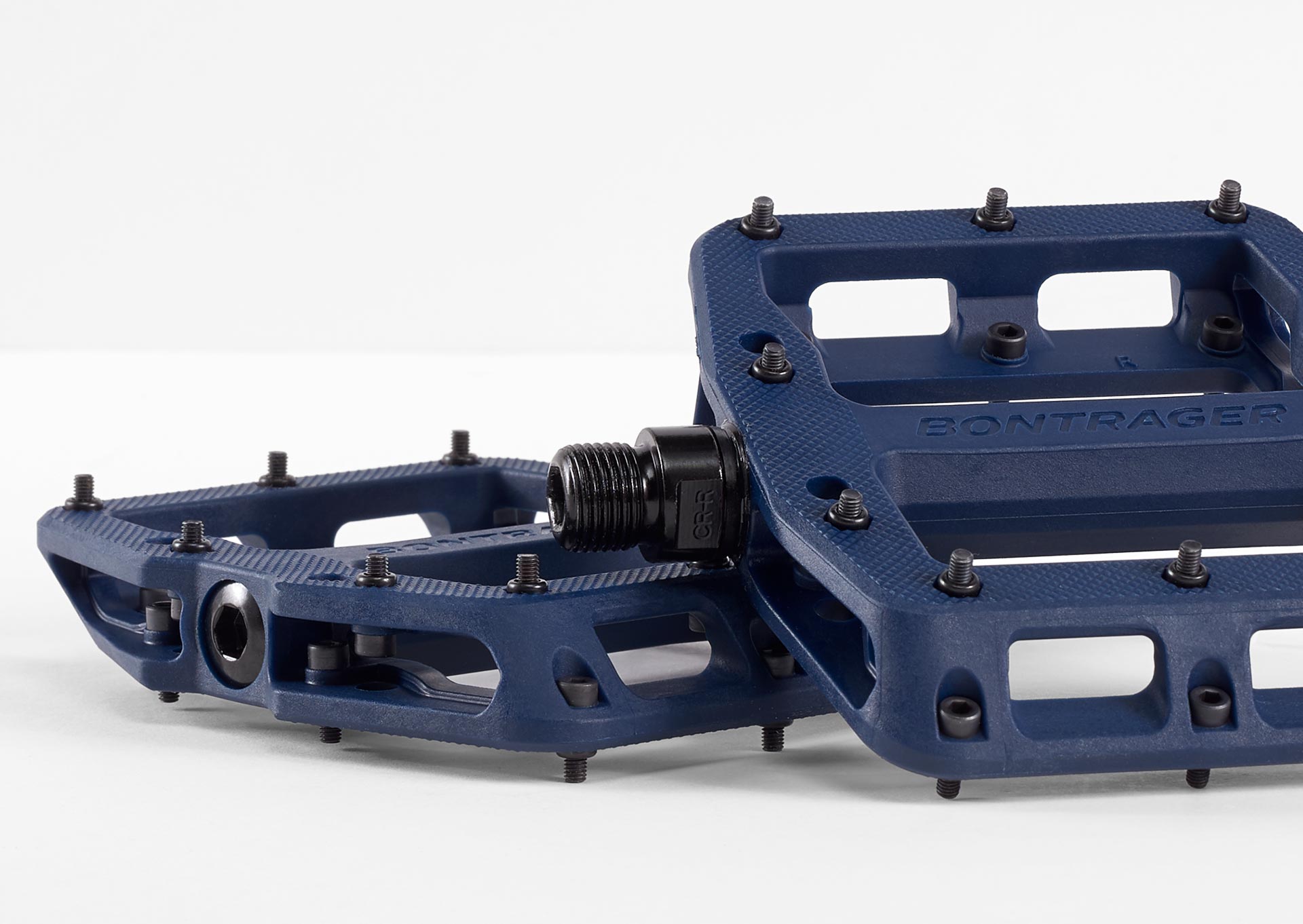 Blue platform pedals